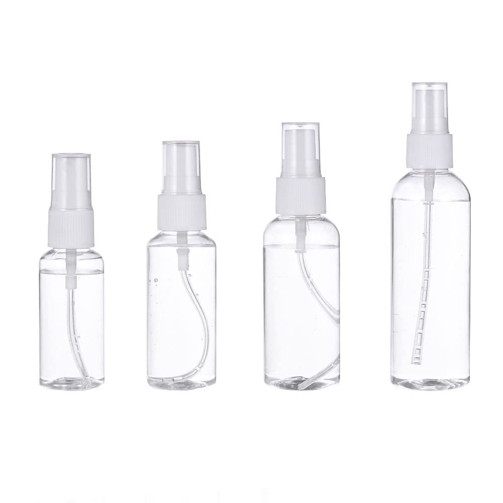 1PCS Refillable Bottles Transparent Plastic Perfume Atomizer Mini Empty Spray Bottle,100ml