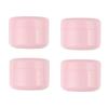 10PCS Plastic Empty Cosmetic Jar Cream Pot Travel Refillable Bottles Portable Cosmetic Container,Pink,100g view 1