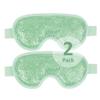 NEWGO Cooling Eye Mask for Puffy Eyes, Cold Eye Mask Eye Ice Pack for After Eyes Surgery, Tension Stress Relief, Itchy Eyes, Headaches, Dark Circles - Blue (Green-2Pack) view 1