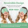 NEWGO Cooling Eye Mask for Puffy Eyes, Cold Eye Mask Eye Ice Pack for After Eyes Surgery, Tension Stress Relief, Itchy Eyes, Headaches, Dark Circles - Blue (Green-2Pack) view 3