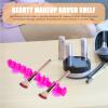 1Pcs Silicone Make up Brush Holder Cosmetic Brush Drying Rack Silicone Makeup Brush Storage Rack Bursh Display Stand with Suction Cup for Bursh and Pen view 2