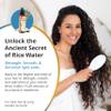 NEW Fermented Rice Water for Hair Growth - Infused with Rosemary, Biotin, Caffeine, Keratin Vegan Non-Greasy Spray Naturally Thicker, Longer, Softer Men & Women (4 fl oz) view 4
