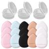 LALAFINA 15pcs Finger Puff for Makeup, Mini Makeup Blender Puff Drop-Shaped Foundation Cosmetic Pads with 3pcs Small Case for Women Girls view 1