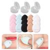 LALAFINA 15pcs Finger Puff for Makeup, Mini Makeup Blender Puff Drop-Shaped Foundation Cosmetic Pads with 3pcs Small Case for Women Girls view 3