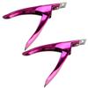 LALAFINA 2pcs Home Clip Beauty Pet Steel Stainless Manicure Sharper False Fake Men Tools for Tool Salon Women Cutter Clippers Artificial Tip Trimmer Clipper Tips Pedicure Art Shape Acrylic view 1