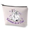 BLUPARK Album Inspired Gift Cat Lover Makeup Bag Singer Merchandise Gift Singer Inspired Cosmetic Bag for Fans (Karma Cat) view 1