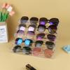 BVANQ 5 Tier Sunglasses Organizer Acrylic Sunglass Holder Nail Polish Organizer Countertop Stand Display No Pungent Acrylic Glue Assembly for Highlighting Glasses,Makeup,Essential Oil view 2