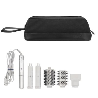 Buwico Airwrap Travel Case for Dyson/Shark Flexstyle, Travel Pouch for Dyson Airwrap/Shark Flexstyle Complete Styler and Attachments, Travel Bag for Dyson/Shark Hair Dryer (Black Patent Pending)