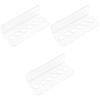 FOMIYES 3pcs Acrylic Scissors Holder Rack Slot Wall-mounted Organizer for Hairdressing Tools for Barbershops and Home Use Easy Installation for Neat Scissor Storage view 1