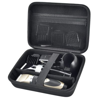 Case for Hatteker/for oneisall/for Ufre/for Limural Hair Clipper, Beard Trimmer Organizer Box for Men Hair Cordless Precision Shaver, with Inner Net Bag for Grooming Kit - Large(Case Only)