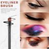 Gerrii 200 Pieces Disposable Angled Eyebrow Brushes Bulk Brow Tint Brushes Eye Makeup Brush Eyeliner Brush Tinting for Women Girls Salon Beauty Cosmetic Make up Tool Esthetician Supplies(Black) view 4