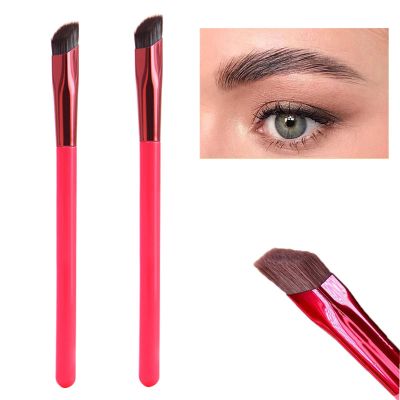 Professional Multi Function Eyebrow Brush 2PCS, Square Eyebrow Brush for Natural Eyebrow, Eye Brow Concealer Contour Brush