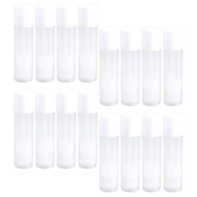 FRCOLOR 100pcs Clear Lip Balm Tubes Refillable Lip Balm Containers for Lipstick Each for and Family Fun