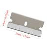Dong Yong CNGZSY 100pcs Razor Blades Safety Scraper Glue Knife Glass Cleaner Replacement Carbon Steel Blade Ceramic Car Labels Remover E13 (50 pcs plastic50 Metal) view 2