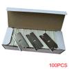 Dong Yong CNGZSY 100pcs Razor Blades Safety Scraper Glue Knife Glass Cleaner Replacement Carbon Steel Blade Ceramic Car Labels Remover E13 (100pcs Metal) view 2