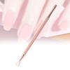 Kichvoe Cuticle Remover 4 Pcs Nail Polish Remover Triangle Cuticle Pusher Stainless Steel Manicure Tool Nail Polish Peeler Scraper for Fingernail and Toenail Rose Gold Cuticle Trimmer view 3