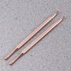Kichvoe Cuticle Remover 4 Pcs Nail Polish Remover Triangle Cuticle Pusher Stainless Steel Manicure Tool Nail Polish Peeler Scraper for Fingernail and Toenail Rose Gold Cuticle Trimmer view 4