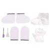 DOACT Paraffin Wax Bath Set, Hand Foot Cover with Large Brush Spatula Soft Thermal Mitts Booties Glove Liners for Hand Foot Care view 1