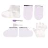 DOACT Paraffin Wax Bath Set, Hand Foot Cover with Large Brush Spatula Soft Thermal Mitts Booties Glove Liners for Hand Foot Care view 2