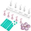 Makartt Acrylic Nail Stand Nail Practice Stand Magnetic Nail Tips Practice Bundle Super Strong Nail Glue for Press On Nails with Brush 7ML view 2