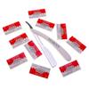 Professional Barber Straight Edge Razor Safety with 200-Pack Derby Blades - 100 Percent Stainless Steel - by VICMOVE (1 razor + 200 blades) view 1
