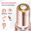 Facial Hair Removal for Women, Mini Hair Remover, Electric Razor Shaver Portable Bikini Epilator for Lips, Chin, Armpit, Peach Fuzz, Fingers, Arms, Legs, Body and USB Rechargeable view 4