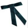 EmilyRose Couture Large Velvet Hair Bow Collection (Barrette, Hunter Green) view 1