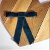 EmilyRose Couture Large Velvet Hair Bow Collection (Barrette, Hunter Green) view 3