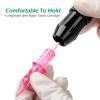 Charme Princesse Permanent Makeup Machine Tattoo Eyebrow Pen Makeup Rotary Machine Pen with 2 Battery 5pcs Cartridge Needles for Eyebrows,Eyeliners, Lips and Mts (Black) EK15-1-us view 3