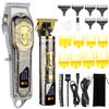HIENA PRO Hair Clippers for Men T-Blade Trimmer Set, Men Professional Cordless Rechargeable Barber Hair Clippers Set with LED Display (Black-LCD) view 1