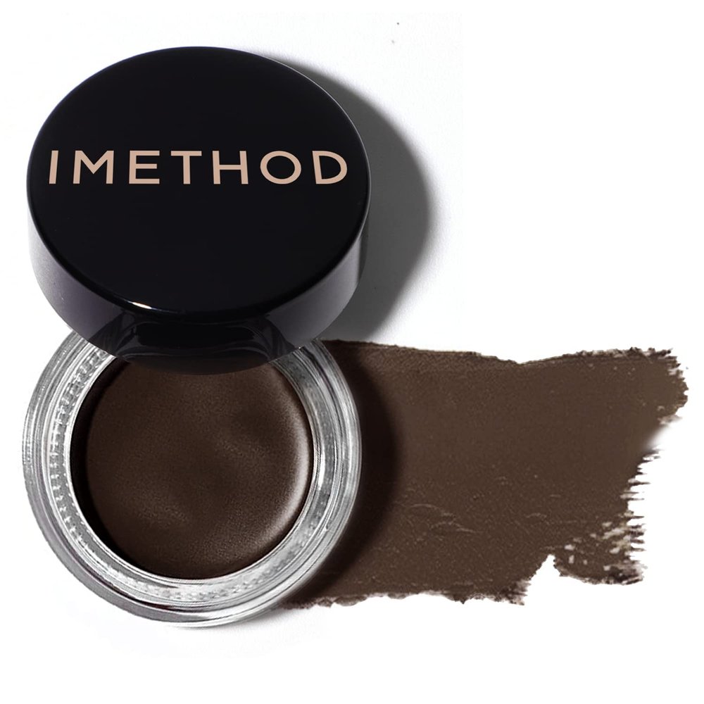 iMethod Eyebrow Pomade for Eye Brow Stamp Stencil Kit, Eyebrow Pomade Refill, Medium Brown