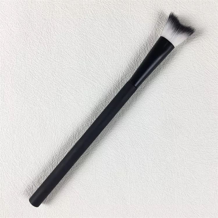 Fluffy Curved Spool Eyelash Extension Cleanser Brush,Lash Shampoo Brush For Eyelash Extension