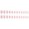 RikView French Tip Press On Nails - Medium, White, Nude, Almond Shaped, 24 PCs/Set view 3