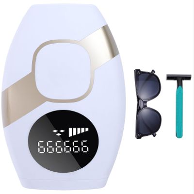 IPL Laser Hair Removal Device for Women and Men, Laser Hair Remover with Long-Lasting Painless Permanent for Whole Body,Facial Lip Bikini Line Armpit Back Leg Arm
