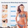 IPL Laser Hair Removal Device for Women and Men, Laser Hair Remover with Long-Lasting Painless Permanent for Whole Body,Facial Lip Bikini Line Armpit Back Leg Arm view 2
