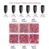 Beadsland 7200pcs Flatback Rhinestones,Orange AB Rhinestone Nail Gems Round Crystal Rhinestones for Crafts,Mixed 6 Sizes with Wax Pencil Kit, SS3-SS10,Hyacinth AB view 4