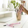 Tbestmax 3 Pcs Spoolies Mascara Wands Eyelash Brushes Eye Brow Brush Applicator with Cap for Travel Pink view 4
