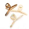 3Pack Large Metal Acetate Hair Claw Clips for Thick Thin Hair, Fashion Big Hair Clamp Hair Styling Accessories as Gift for Wife Girlfriend (Ivory White,Green White,Amber) view 2