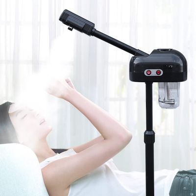 2 in 1 Facial Steamer, Professional Ozone Facial Steamer Mist Face Steamer with 360 Rotatable Sprayer for Beauty Salon, Spa, Esthetician Steamer 800w