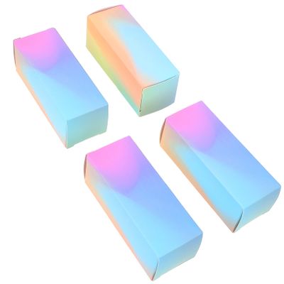 ADOCARN 100pcs Box DIY Packing Box DIY Lipstick Holder Lip Gloss Labels DIY Lipstick Packaging Cases DIY Lipstick Case Lipstick Wrapping Case Cute Lip Empty Essential Oil Set Paper