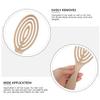 Mikinona 4pcs Massage Hair Brush for Scalp Care Detangling Comb for Hair Types Ergonomic Styling Tool for Women and Reduces Breakage view 3