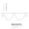 Fdesigner Wedding Hair Comb Crystal Bride Headpiece Gold Bridal Hair Chain Jewelry Charm Women Hair Accessories for Party Prom Festival (Silver) view 4