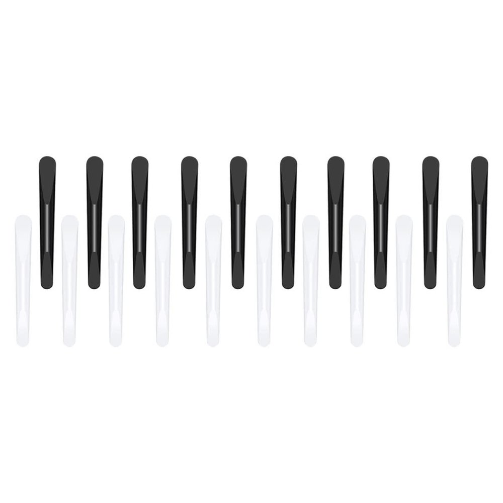 Beavorty 30pcs Face Mask Spatulas Safe Material Cream Scraper Mixing Tool for Skincare Facial Masks and Moisturizers Versatile Lotion Applicators Random Colors