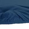 Body Works Linen Premium Pakistani 100% Natural Cotton Flannel Massage Table Sheets Universal Size 3 Piece Set Flat Sheet, Fitted Sheet, Face Cover (Blue) view 3