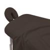 Body Works Linen Premium Pakistani 100% Natural Cotton Flannel Massage Table Sheets Universal Size 3 Piece Set Flat Sheet, Fitted Sheet, Face Cover (Chocolate) view 1