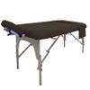 Body Works Linen Premium Pakistani 100% Natural Cotton Flannel Massage Table Sheets Universal Size 3 Piece Set Flat Sheet, Fitted Sheet, Face Cover (Chocolate) view 4