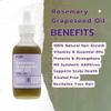 Belfiore Herbal Organic Rosemary Grapeseed Oil, 100% Natural Hair Growth, Vitamins & Essential Oils Protects Strengthens, Cruelty-Free, 2oz view 4