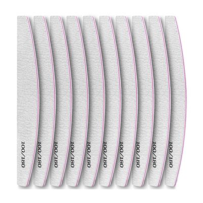 SKM Nail File Double Side Sanding Buffer Block Set Nail Sanding Blocks Grinding Polishing Sandpaper Nail Files for UV Gel Polish (Color : 10 pcs -D)