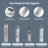 TONECY Nail Clipper Professional Grooming Kit Pedicure Kit Nail Cutter Tools with Luxurious Travel Case Manicure Scissors Makeup (Color : 26pcs Black) view 4