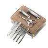 TONECY Manicure Set Pedicure Sets Nail Clipper Stainless Steel Nail Cutter Tools Nail Scissors File Eyebrow and Eyelash Trimmer Kit (Color : 8pcs-B) view 1